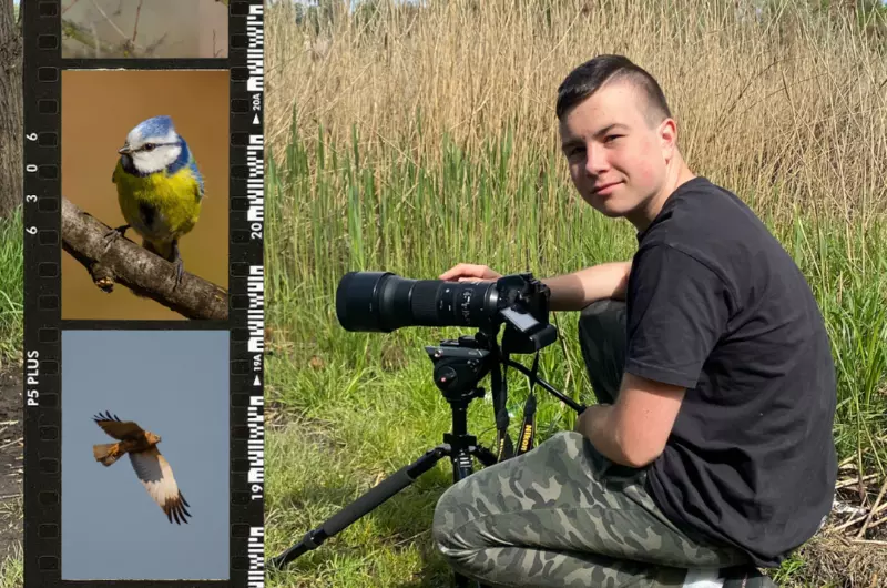 Niezwykła pasja młodego rudzianina. 15-letni Marek interesuje się ornitologią i fotografią