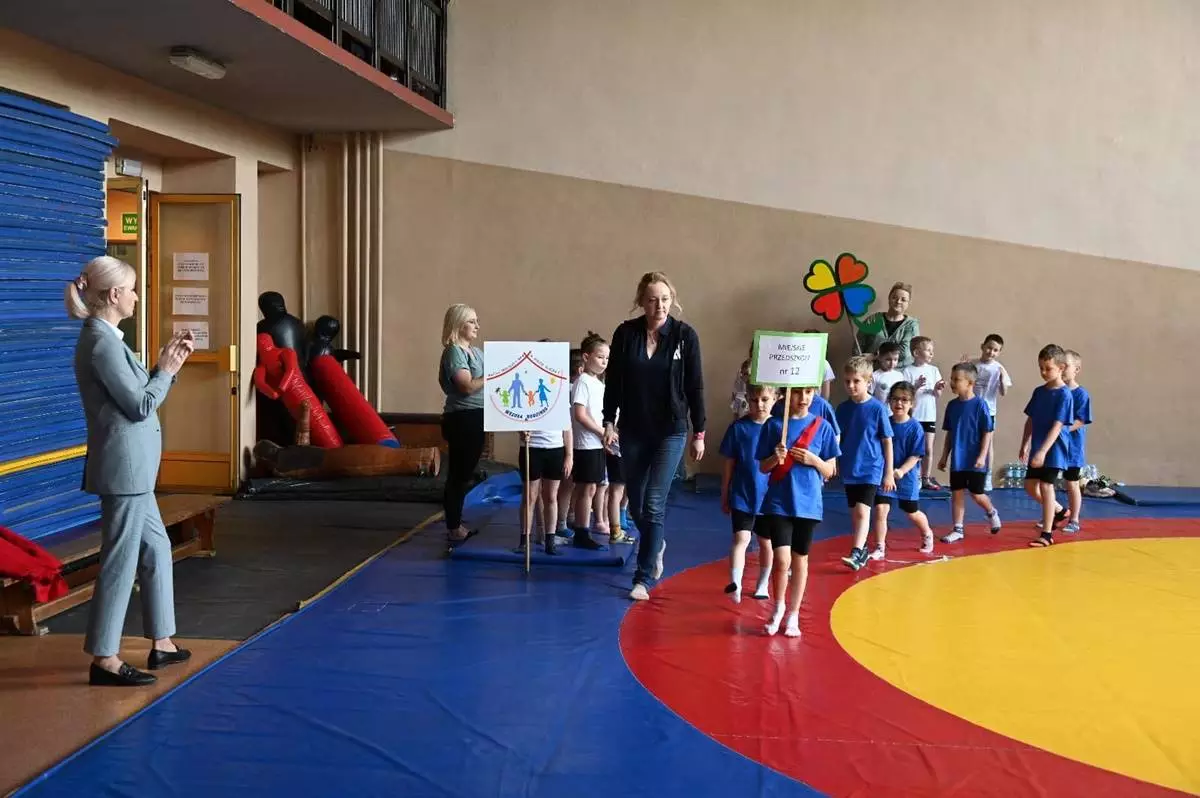 We wtorek odbyła się Olimpiada Sportowa dla przedszkolaków. Udział w wydarzeniu wzięło 8 przedszkoli z terenu Rudy Śląskiej. / fot. UM Ruda Śląska