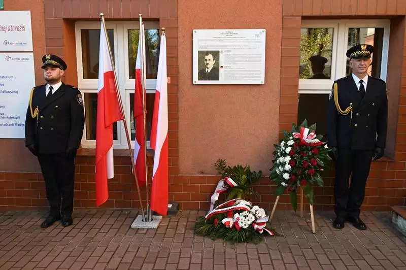 W Bielszowicach została odsłonięta tablica upamiętniająca dra Stanisława Skibę