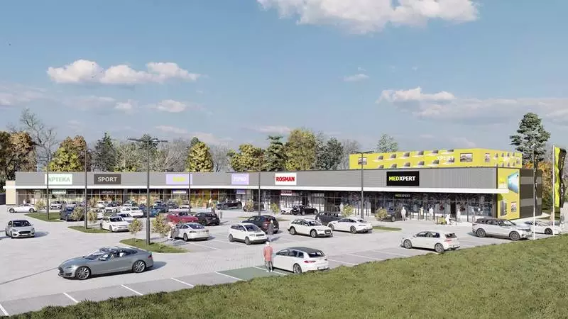 Rozpoczęła się budowa nowego parku handlowego w Rudzie Śląskiej! Zobaczcie wizualizacje